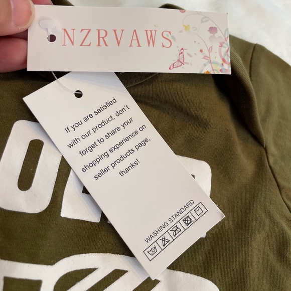 NZRVAWS Onesie Cooler Version of Dad 3-6M Khaki Brown White Wording - NWT - Picture 6 of 8